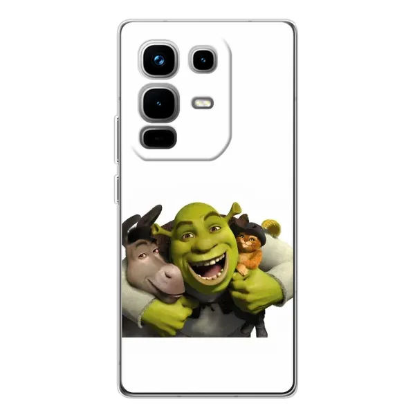 Чехол с рисунком «Шрек осел и кот» для Infinix Note 50 Pro Чехол с рисунком «Шрек осел и кот» для Infinix Note 50 Pro