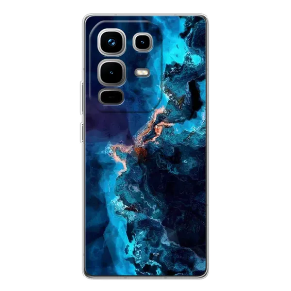 Чехол с рисунком «Синий мрамор» для Infinix Note 50 Pro Чехол с рисунком «Синий мрамор» для Infinix Note 50 Pro
