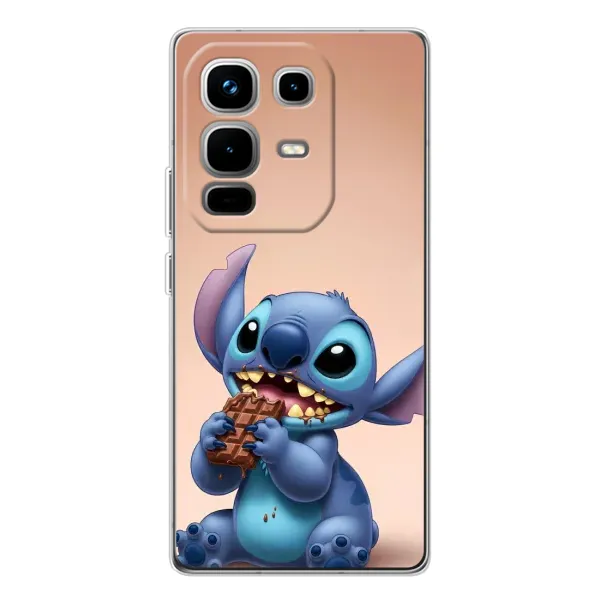 Чехол с рисунком «Стич с шоколадом» для Infinix Note 50 Pro