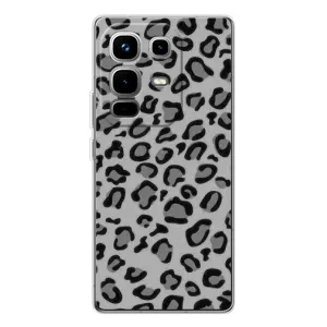 Чохол з леопардовим принтом на Infinix Note 50 Pro (Темний леопард)