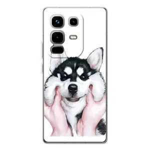 Бампер для Infinix Note 50 Pro с картинкой "Песики" (Собака Хаски)
