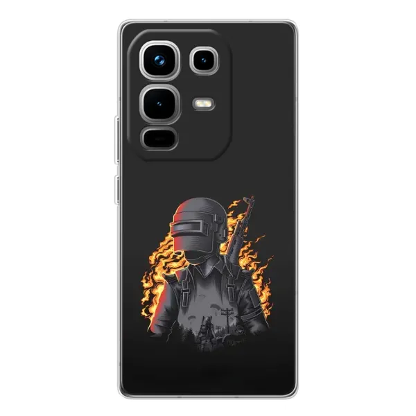 Чехол с рисунком «В огне» для Infinix Note 50 Pro Чехол с рисунком «В огне» для Infinix Note 50 Pro