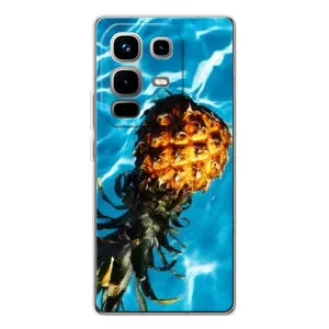 Чехол с изображением вкусной еды для Infinix Note 50 (Ананас)
