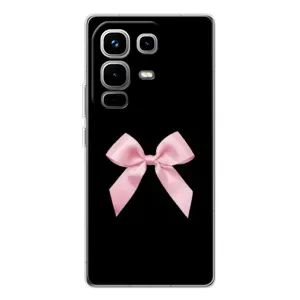 Чехол банты для Infinix Note 50 (Бант на черном)