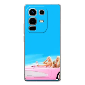 Силиконовый Чехол Барби Фильм на Infinix Note 50 (Барби и Кен)