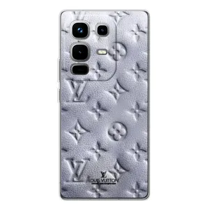 Текстурный Чехол Louis Vuitton для Ноут 50 (Белый ЛВ)