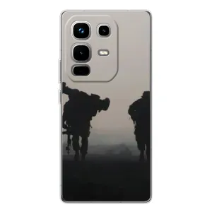 Чохли на військову тематику для Infinix Note 50 (Бій солдат)