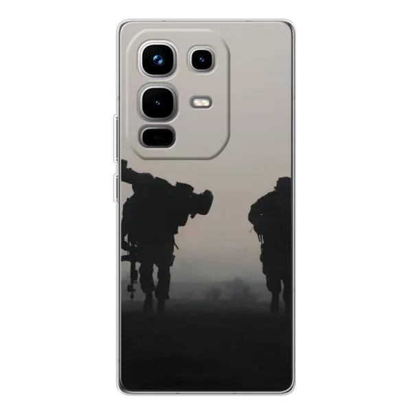 Чехол с рисунком «Бой солдат» для Infinix Note 50 Чехол с рисунком «Бой солдат» для Infinix Note 50
