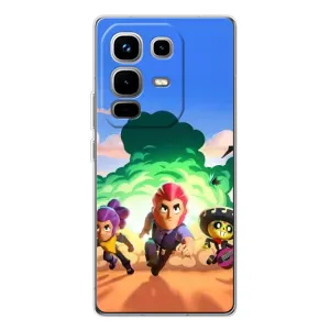 Силиконовый Чехол на Infinix Note 50 с картинкой Brawl Stars (Бравел Старс)