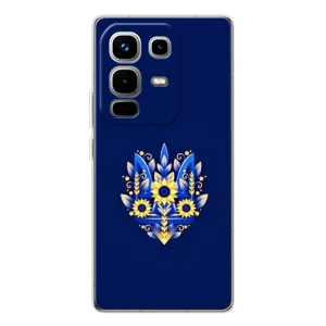 Чехол Укр Символика для Infinix Note 50 (Цветущий Герб)