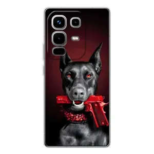 Чохол ДОБЕРМАН для Infinix Note 50 (Доберман злий)
