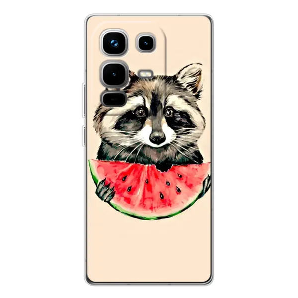Чехол с рисунком «Енот» для Infinix Note 50 Чехол с рисунком «Енот» для Infinix Note 50