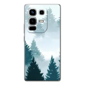 Летний Чехол на Infinix Note 50 (Горный лес)