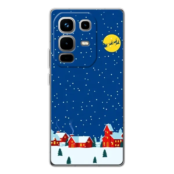 Чехол с рисунком «Город в снегу» для Infinix Note 50 Чехол с рисунком «Город в снегу» для Infinix Note 50