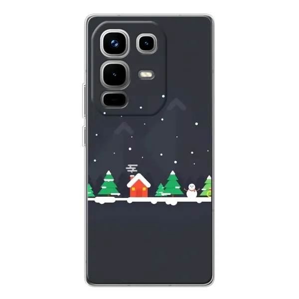 Чехол с рисунком «Город зимний» для Infinix Note 50 Чехол с рисунком «Город зимний» для Infinix Note 50