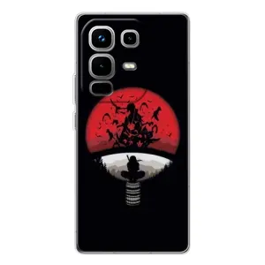 Чехлы с картинкой Итачи Учиха на Infinix Note 50 (Итачи на черном)