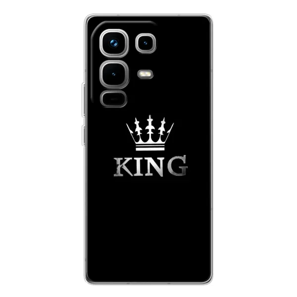 Чехол с рисунком «KING» для Infinix Note 50 Чехол с рисунком «KING» для Infinix Note 50