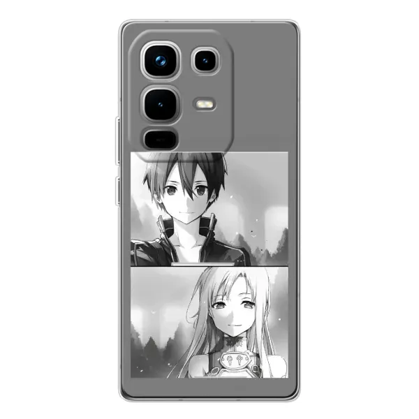 Чехол с рисунком «Кирито-Асуна» для Infinix Note 50 Чехол с рисунком «Кирито-Асуна» для Infinix Note 50
