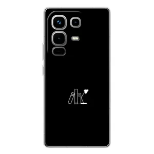 Чохол з картинками на чорному фоні для Infinix Note 50 (Книжки)