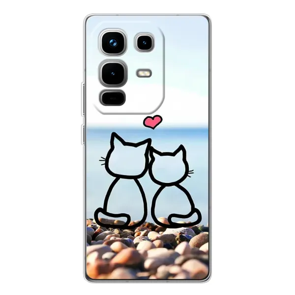 Чехол с рисунком «Котейки» для Infinix Note 50 Чехол с рисунком «Котейки» для Infinix Note 50