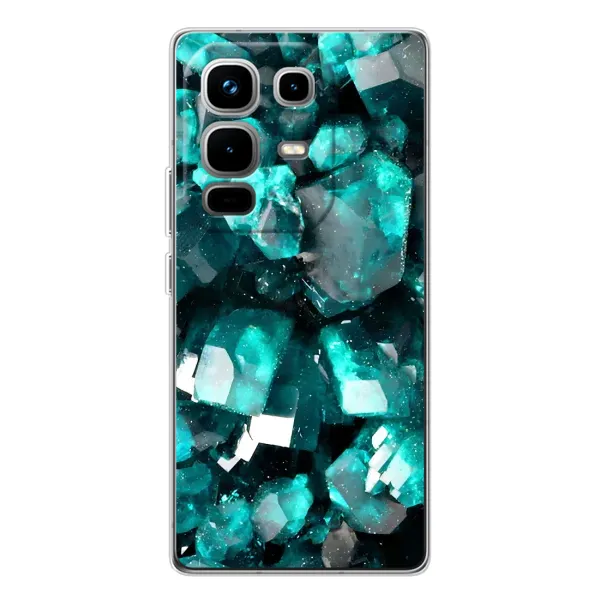Чехол с рисунком «Кристалы» для Infinix Note 50 Чехол с рисунком «Кристалы» для Infinix Note 50