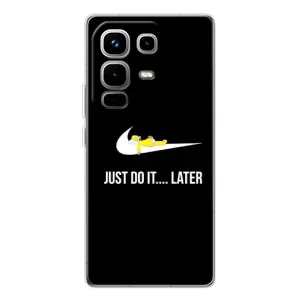 Силиконовый Чехол на Infinix Note 50 с картинкой Nike (Later)