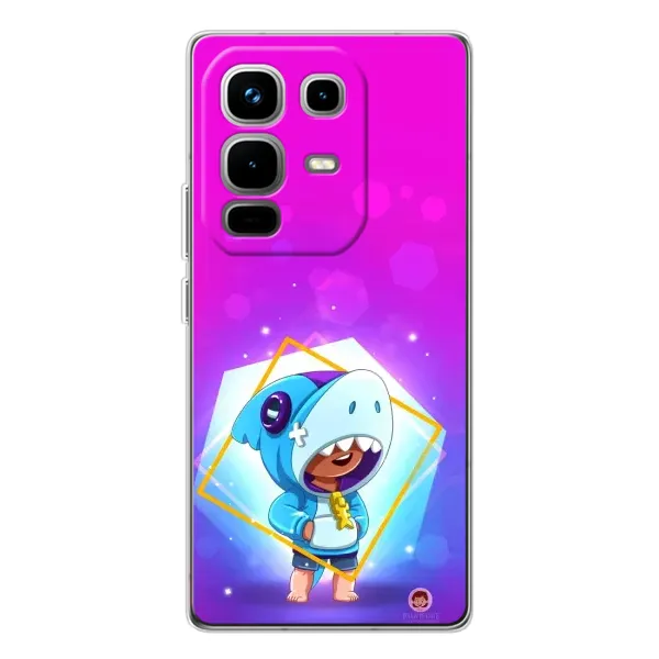 Чехол с рисунком «Леон в костюме Акулы» для Infinix Note 50