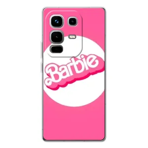 Силиконовый Чехол Барби Фильм на Infinix Note 50 (Лого Барби)