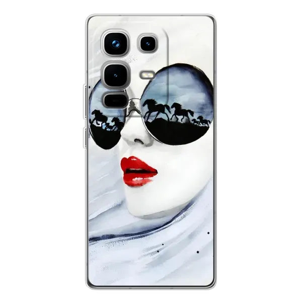 Чехол с рисунком «Любительница коней» для Infinix Note 50 Чехол с рисунком «Любительница коней» для Infinix Note 50