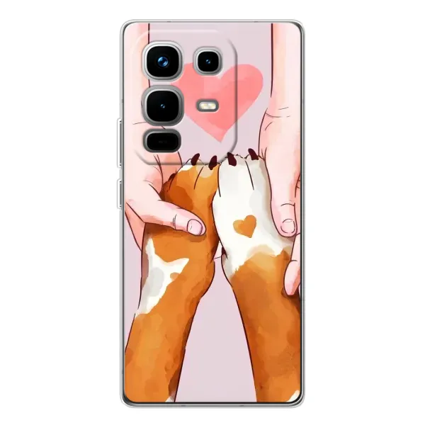 Чехол с рисунком «Любовь к собакам» для Infinix Note 50 Чехол с рисунком «Любовь к собакам» для Infinix Note 50