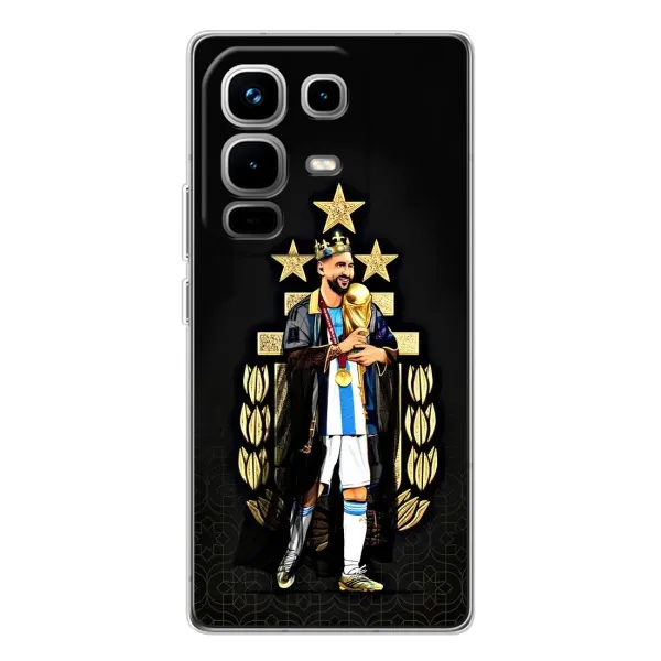 Чехол с рисунком «Месси король» для Infinix Note 50 Чехол с рисунком «Месси король» для Infinix Note 50