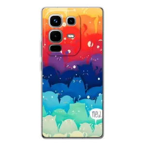 Силіконовий чохол з котиком для Infinix Note 50 (Mew)