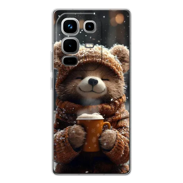 Чехол с рисунком «Медвежонок с кофе» для Infinix Note 50 Чехол с рисунком «Медвежонок с кофе» для Infinix Note 50