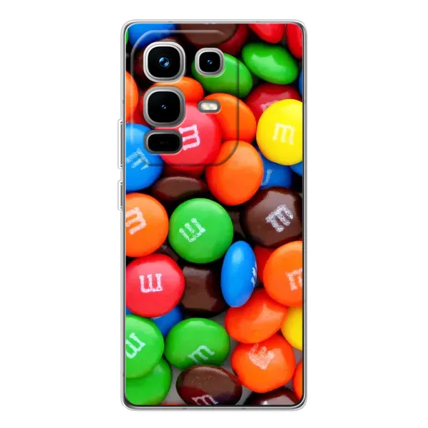 Чехол с рисунком «Разноцветные M&M'S» для Infinix Note 50 Чехол с рисунком «Разноцветные M&M'S» для Infinix Note 50