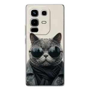 Чехол на тематику: Коты для Infinix Note 50 (Модный кот)