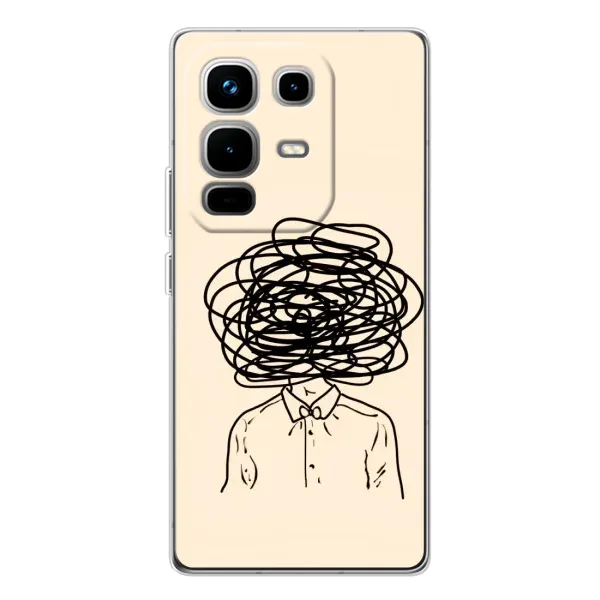 Чехол с рисунком «Мысли» для Infinix Note 50 Чехол с рисунком «Мысли» для Infinix Note 50