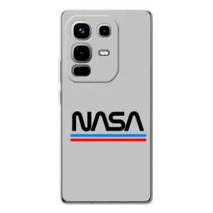 Силиконовый бампер с принтом "Наса" на Infinix Note 50 (Наса)