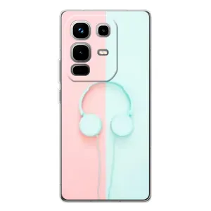 Девчачий Чехол для Infinix Note 50 (Наушники)
