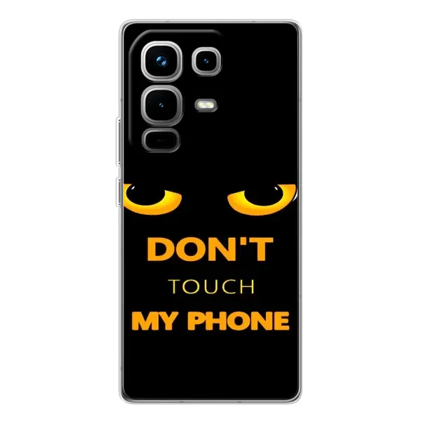 Чехол с рисунком «Не трогай мой телефон» для Infinix Note 50 Чехол с рисунком «Не трогай мой телефон» для Infinix Note 50