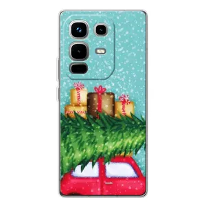 Чехол Новогодняя Елка на Infinix Note 50 (Новогодние подарки)
