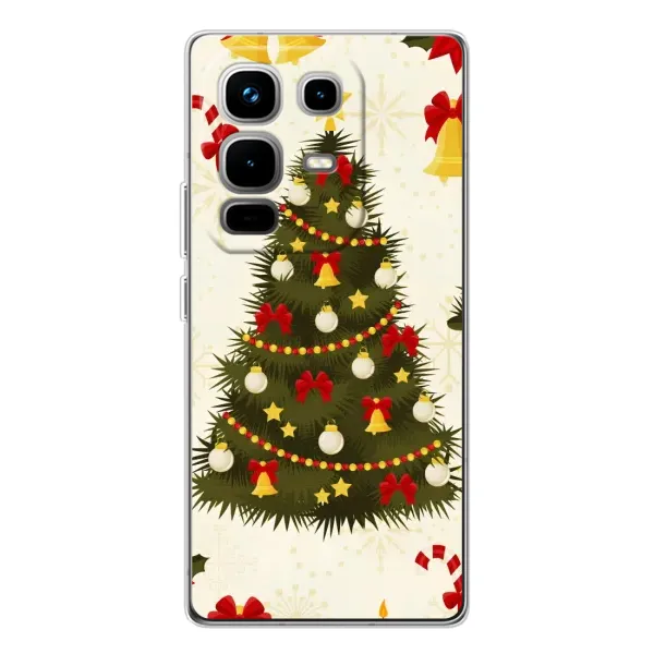 Чехол с рисунком «Новогодний принт» для Infinix Note 50 Чехол с рисунком «Новогодний принт» для Infinix Note 50