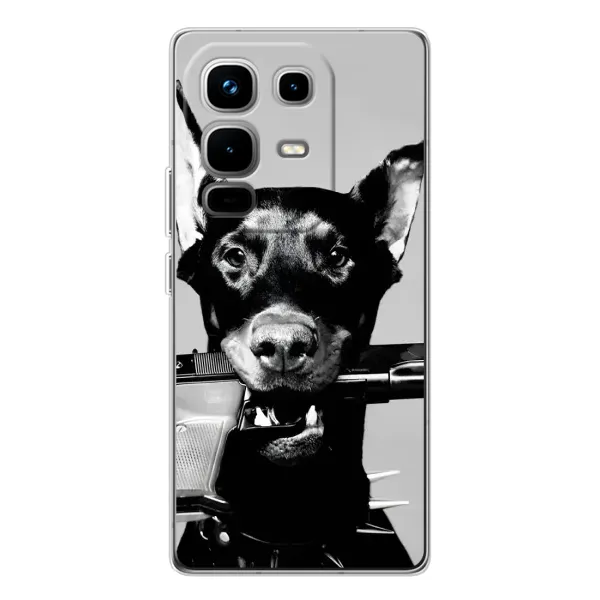 Чохол з малюнком «Небезпечний доберман» для Infinix Note 50 Чохол з малюнком «Небезпечний доберман» для Infinix Note 50