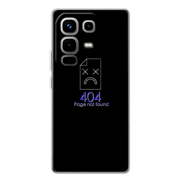 Чехол с рисунком «Ошибка 404» для Infinix Note 50 Чехол с рисунком «Ошибка 404» для Infinix Note 50