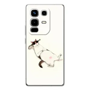 Чехол на тематику: Коты для Infinix Note 50 (Отдых)