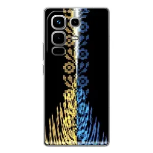 Силиконовый Чехол на Infinix Note 50 (Патриотическая вышиванка)