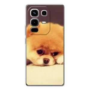 Чохол (ТПУ) Милі песики для Infinix Note 50 (Померанский шпіц)