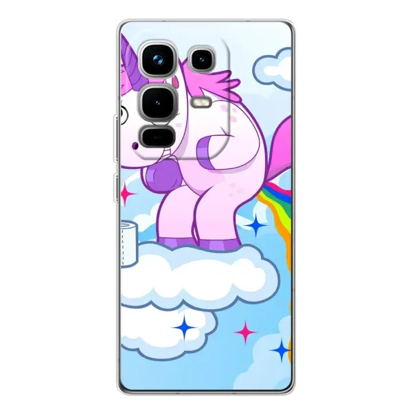 Чехол с рисунком «Радуга единорожка» для Infinix Note 50 Чехол с рисунком «Радуга единорожка» для Infinix Note 50