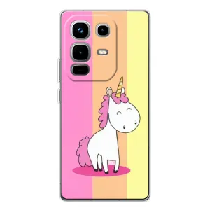 Чехол Unicorn на Infinix Note 50 (Радужный Единорог)