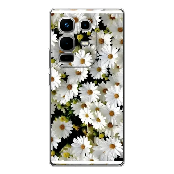 Чехол с рисунком «Рамка в ромашках» для Infinix Note 50 Чехол с рисунком «Рамка в ромашках» для Infinix Note 50