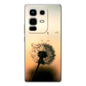Силиконовый Чехол с одуванчиками на Infinix Note 50 (Роздумаханый одуванчик)